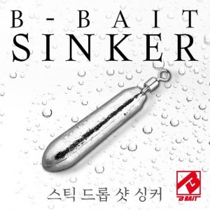 [비베이트] B-BAIT 스틱드롭샷 스틱싱커 (민물,바다 봉돌) 친환경낚시추 대용량추 MADE IN KOREA